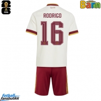 Spania Rodri Hernandez #16 Bortedraktsett Barn VM 2026 Kortermet (+ Korte bukser)